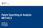 Patent Searching & Analysis MKT4423 › learning › patents › tut › PatTut_MKT... · 2/17/2020  · Patsnap Insights Patsnap Insights provides business intelligence information.