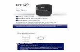 User Guide 1 Plug in extender near your devices 2 Add to your … · 2015-01-20 · Your Multiport Broadband Extender 500 Add-on is guaranteed for a period of 3 years from the date