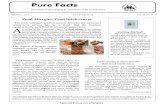 Pure Facts - The Feingold Diet · 2017-02-10 · 2 Pure Facts/September 2015 Allergy, from page 1 Behavior, learning and food additives Allergists usually focus on physical symptoms