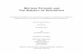 Dissertation: Watsuji Tetsurō and the Subject of Aesthetics › bitstream › ...WATSUJI TETSURŌAND THE SUBJECT OF AESTHETICS A DISSERTATION SUBMITTED TO THE GRADUATE DIVISION OF