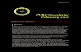 PVRC Newsletter February 2017PVRC Newsletter February 2017 President’s Letter – Bud W3LL ello PVRC, Did you know that the only circle wide PVRC event is about to take place in