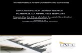 PORTFOLIO ANALYSIS REPORT - IACCPortfolio Analysis Report Introduction In 2010, the Office of Autism Research Coordination (OARC) and Acclaro Research Solutions, Inc., on behalf of