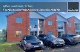 Office Investment For Sale · 2019-08-05 · intruder alarm system, impressive atrium and allocated car parking , together with additional car parking for visitors. TERMS . The property