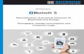 Determination of practical extremes of Bluetooth Low Energy: Throughput, energy ... · 2018-08-17 · The Low Energy version of Bluetooth Low Energy, from Bluetooth 4.0, was released