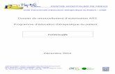 Dossier de renouvellement d’autorisation ARS Programme d ...splf.fr/wp-content/uploads/2014/12/DemandeRe... · Unité Transversale d’Education thérapeutique du Patient – UTEP