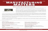 The Monthly Newsletter of MACNY, The Manufacturers ... · The first step to determining how effective your product costing is involves a determination of what your most profitable