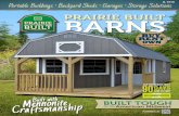 IL 1019 Portable Buildings • Backyard Sheds • Garages • Storage …prairiebuiltbarns.com/PRAIRIE_BUILT_BROCHURE_IL_10_19... · 2019-10-23 · Portable Buildings • Backyard