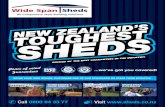 Y! - Sheds and Steel Garages | Wide Span Sheds€¦ · BARNS, STABLES & EQUESTRIAN ARENAS Our superior range of barns, stables and arenas have flexible designs and are engineered