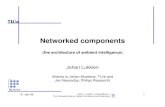 (the architecture of ambient intelligence) & Chips Embedded World … · (the architecture of ambient intelligence) Johan Lukkien (thanks to Johan Muskens, TU/e and Jan Nesvadba,