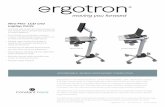 Neo-Flex LCD and Laptop Carts - Ergotron · The Neo-Flex Laptop Cart features Ergotron’s Constant Force patented lift technology, 20″ (51 cm) effortless lift range, and an integrated