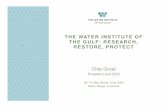 Chip Groat...Chip Groat President and CEO 301 N. Main Street, Suite 2000 Baton Rouge, Louisiana FOUNDING PARTNERS The Water Institute of the Gulf Baton Rouge Area Foundation State