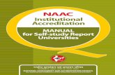 NAAC for Quality and Excellenc e in Highe r Educatio n 12naac.gov.in › images › docs › Manuals › University-Manual... · NAAC for Quality and Excellenc e in Highe r Educatio