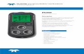 Description - Teledyne › sites › teledyne... · 2020-01-08 · Description The PS200 Series combines quality, ruggedness and advanced technology in a user friendly, portable gas