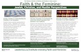 SI Faith and Feminine Series - University of Waterloo ... feminine in our traditions Examine the intersection