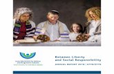 Between Liberty and Social Responsibility · residents to express their Judaism pluralistically. We have fulfilled the needs of many who wish to practice and celebrate liberal Judaism
