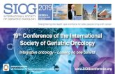 Geriatric assessment guided interventions: The role of … · 2019-11-24 · Geriatric assessment guided interventions: The role of occupational therapy and allied health Mackenzi