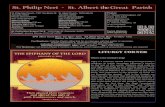 St. Philip Neri - St. Albert the Great Parishspnsa.org/wp-content/uploads/2019/01/01-06-2019.pdf · 2019-01-05 · ST. PHILIP NERI- ST. ALBERT THE GREAT Alameda, CA Page 3 We pray