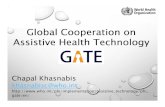Global Cooperation on Assistive Assistive Health ... · Global Cooperation on Assistive Assistive Health TechnologyHealth Technology ... cooperation on assistive technology in particular