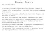 Unseen%Poetry% - WordPress.com€¦ · Unseen%Poetry% Raonale%for%tutors:% % In%their%May%exam%for%English%Literature,%students%will%have%to% respond%to%an%‘unseen’%poem%–one%which%they%have%notprepared%