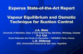 Experus State-of-the-Art Report Vapour Equilibrium and ... · Experus State-of-the-Art Report Vapour Equilibrium and Osmotic Technique for Suction Control J.A. Blatz University of