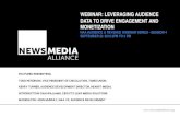 WEBINAR: LEVERAGING AUDIENCE DATA TO DRIVE ENGAGEMENT AND MONETIZATION · 2018-08-14 · WEBINAR: LEVERAGING AUDIENCE DATA TO DRIVE ENGAGEMENT AND MONETIZATION NAA Audience & Revenue