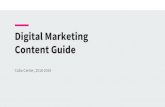 Content Guide Digital Marketing - TCF Center › assets › doc › 2-20-Cobo... · 2019-05-10 · Digital Marketing Content Guide Cobo Center, 2018-2019. ... For large scale public