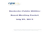 Rochester Public Utilities Board Meeting Packet July 29, 2014 · CASCADE MEADOW WETLANDS & 2014 Annual Lease at Cascade Meadows 11,000.00 54 EMERGENT NETWORKS LLC Server Migration