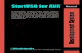 StartUSB for AVR Manual - Mikroelektronikadownload.mikroe.com/documents/starter-boards/start... · STEP 4: Link the program with development system After Atmel FLIP is started press