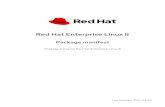Red Hat Enterprise Linux 8 Package manifest › documentation › en-us › red_hat...PREFACE The Package manifest document provides a package listing for Red Hat Enterprise Linux
