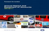 Annual Report and Statement of Accounts 2010/11 - Typepad · 2011-06-30 · 10 Transport for London > Annual Report and Statement of Accounts 2010/2011 Operational performance Buses