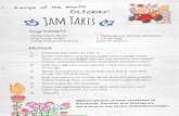 J a m aT rts - Odds Farm Park › wp-content › uploads › 2013 › ... · J a m aT r t s 250g Plain Flour 50g Icing Sugar 125g Unsalted Butter 1 Tablespoon Vanilla Essence 1 Large