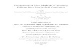 Comparison of three Methods of Weaning Patients from ... Modes of Mechanical Ventilation Weaning From