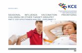 SEASONAL INFLUENZA VACCINATION: PRIORITIZING CHILDREN … · 2013 kce report 204 s1.1 health technology assessment seasonal influenza vaccination: prioritizing children or other target