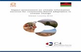 Impact assessment on climate information services for ......1 Impact assessment on climate information services for community-based adaptation to climate change Malawi Country Brief