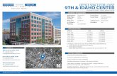 OFFICE SPACE FOR LEASE 9TH & IDAHO CENTER€¦ · 9th & idaho center office space for lease 225 n 9th street • boise, idaho 83702 tokcommercial.com sixth floor plan 4,173 sf available