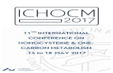 11TH INTERNATIONAL CONFERENCE ON HOMOCYSTEINE & …...TH INTERNATIONAL CONFERENCE ON HOMOCYSTEINE & ONE-CARBON METABOLISM ... research team works with cells, mouse models, and human
