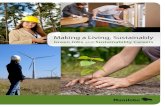 Making a Living, Sustainably · energy consumption, greenhouse gas emissions, and waste (Ruehlicke). Provincial environmental standards for publicly funded buildings and retrofits