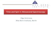 Time and Spin in Attosecond Spectroscopypyweb.swan.ac.uk/quamp/quampweb/talks/smirnova_QuAMP_fin.pdf · Number of photons Delay, as WS-like delay Delays : Results and physical picture