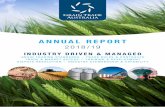 2018/19 - Grain Trade · ANNUAL REPORT 2018/19 INDUSTRY DRIVEN & MANAGED GRAIN TRADING STANDARDS ~ TRADE RULES & CONTRACTS ... è Australian Pesticide & Veterinary ... Republic of