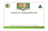 PRODUCT PRESENTATION - ChoiceChem · PRODUCT PRESENTATION Australian made and owned product, exported around the globe.