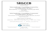 International Gambling Counselor Certification (ICGC)...International Gambling Counselor Certification (ICGC) International Co-Occurring Gambling Specialist ... The International Gambling