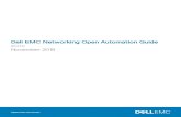 Dell EMC Networking Open Automation Guide 9.14.1.0 November … · 2018-11-23 · Dell EMC Networking Open Automation Guide 9.14.1.0 November 2018 Regulatory Model: Open Automation