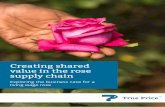 Creating shared value in the rose supply chain · 10 | Creating shared value in the rose supply chain Flowers available on the Dutch market are mostly grown in developing countries