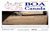 2014 BOA CALGARY TRADESHOW PICTURES INSIDE · Calgary Chapter - 2014 - 2016 BOA Calgary Platinum Sponsors 2014 BOA CALGARY TRADESHOW PICTURES INSIDE Volume 21 - Issue 1 September