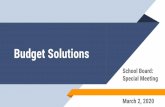 Budget Solutions - esb.mdusd.k12.ca.usesb.mdusd.k12.ca.us/attachments/48240e5a-aa77-4729-a10b-14c6bf80086f.pdfAdopted Budget The board adopts in June, as a best estimate for revenue