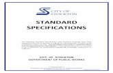Standard Specifications Title - Stockton · 1 ‐ 1 Revised xx/xx/xxxx SECTION 1 DEFINITIONS AND TERMS 1‐1.02A Abbreviations ‐ (Organizational) The following contains additions
