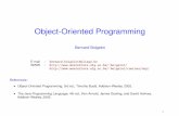 Object-Oriented Programming · The Object-Oriented Approach: Goals The object-oriented paradigm is an approach tosolving algorithmic problemsand to programming. It is aimed at producing