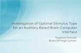 Investigation of Optimal Stimulus Type for an Auditory ... › uploaded › High... · An auditory oddball (P300) spelling system for brain -computer interfaces. Psychophysiology