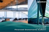 1.1.-31.12.2018 Financial Statements bulletin · by 12–15 %. Use of glass in ... Heliotrope lines include Glaston’s and external manufacturers’ equipment. Glaston’s acquisition