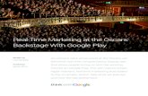 Real-Time Marketing at the Oscars: Backstage With Google Play · out who would win the Oscar for Best Picture. Behind the scenes, we were waiting, too—with ad creative to push live